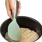 Rice Spatula,Non-Stick Silicone Standing Rice Paddle | Heat-Resistant Kitchen Tools, Multifunctional Cookware for Soup, Noodle Serving