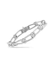 18K 4.35 ct. tw. Diamond Bracelet