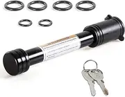 Muzhen Store 5/8 Inch Truck Trailer Hitch Lock Fits 2 Inch Receiver Trailer Hitch Locking Pin Anti-Rattle O-Rings Compatible with Trailer Truck Car Boat