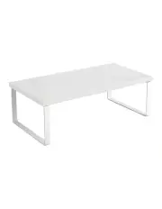 [SOGA] Computer Monitor Elevated Stand Desktop 50cm in White