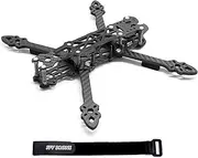225mm FPV Racing Drone Frame Carbon Fiber 5inch Quadcopter Freestyle Frame Kit with Lipo Battery Strap