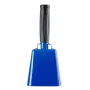 8 Inch Steel Cowbell Noise Maker with Handles for Sports Football Games