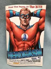 Print Ad for Iconic Comic Book Cover - Dynamite HEROGASM #1 Advertisement Only