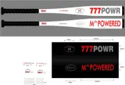 MPOWERED BASEBALL 777POWR BBCOR certified ALLOY BAT BLOWOUT SALE $125 delivered