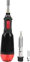EVTSCAN 5 inch Portable Butane Gas Soldering Iron, with 4 Tips Kit, 12 ml Refillable Tank Capacity, Quick Heat-up Time, Up to 1300°C Flame Temperature, for Electronics Circuit Boards