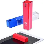 2in1 Screen Cleaning Spray Bottle and Cloth - Pack of 2 - Instantly Clean the Screen of your Phone, Tablet, TV, Laptop - Just Spray and Wipe - Compact - Ideal for Travel - Works Great on Flat Surfaces