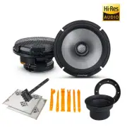 Alpine R2-S65 200W RMS 6.5" Coaxial Car Speakers + Accessories