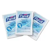 PURELL Cottony Soft Individually Wrapped Sanitizing Hand Wipes, 5 x 7, White, 10