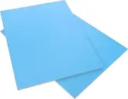 Gadpiparty 2 Sheets Engraving Board Christmas Card Stock Paper Blue Card Stock Paper Craft Supplies Poster Board Bulk Wood Craft Supplies Soft Whiteboard Whiteboards for Students PVC Sky-Blue