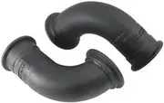 Aeroflow GM LS Twin Turbo Turn Up Adapters Pair V-Band Manifold - AF8200-2010