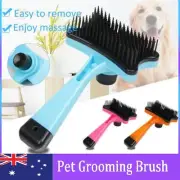 Pet Hair Grooming Brush For Cat Dog Deshedding Tool Rake Comb Fur Remover Reduce