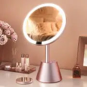 Lighted Makeup Mirror with 2AC + 3USB Charging Station and 10X Magnification ...