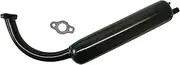 sthus 40mm Black Muffler Stock Exhaust Pipe for 49cc 50cc 60cc 66cc 80cc Motorized Bicycle 2-Stroke
