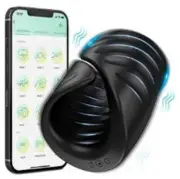 App Control Vibrating Male Masturbation Sex Toy Penis Glans Stroker Bluetooth