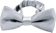 [Eigell] Kids Bow Tie Boys Tux Bowties Solid Color Child Necktie Neck Tie Pre Tied Bow Tie Adjustable Bow Ties for Anniversary Wedding