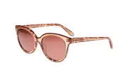 New GISSELLE Eyewear Crystal Buff JASMINE Sunglasses with Brown Lenses 54/19/145