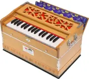 OM Harmonium By Kaayna Musicals, No Stops, 2¾ Octaves, Gig Bag, 432 Hz, Bhajan