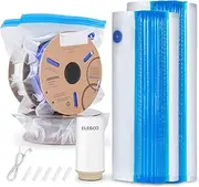 ELEGOO 3D Printing Filament Storage Vacuum Kit with Auto Pump and Sealing Clips, 30 Thickened Sealed Bags in 2 Sizes, Dust Proof Humidity Resistant for Keeping Dry
