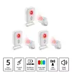 3x Door Sensor Wireless Door Alarm system 280m PIR Motion Sensor Door Gate Entry