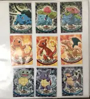 Topps Pokémon Tv Set animation edition Charizard Blastoise Venusaur