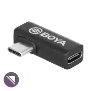 Boya K5 USB Type-C (Male) to USB Type-C (Female) Right Angle Adapter