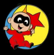 2022 Pixar Luxo Ball Starter Incredibles Jack Jack Disney Pin