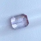 2.50 Ct light pink Loose Gemstone Tourmaline Emerald Cut from Afghanistan.
