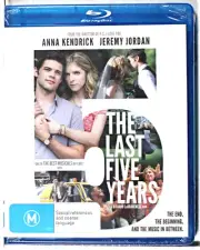 The Last Five Years - Anna Kendrick Jeremy Jordan : Blu-Ray Region B New Sealed
