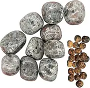 Fire Rocks | 1kg Natural Orange Fluorescence Fire Rocks - Raw Rough Stone Crystals, Gemstone Mineral Ball, Fish Tank Stones for Show Flame Color Under The UV Lamps