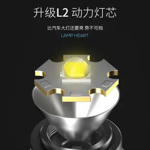 微笑鯊正品 E30 戰術手電筒L2強光超亮18650 USB可充電手電變焦帶布套 特種兵戶外登山騎行探險露營巡邏搜救照明