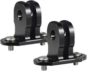 NovelGoal Aluminum Camera Mount, Tripod Mount Adapter, Camera Cage Dual Card Slot Holder Bracket Base (2pcs)