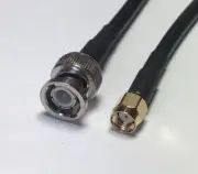 BNC Male to RP-SMA Male RG58 Coaxial Cable Pick Your Length USA Fast Ship