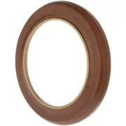 Bard's Walnut Wall Mount Plate Frame w/ Gold Strip (7.5"-8.25" Plates)