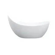 1490-1685*770*1000mm Poseidon PBT Gloss White/Matt White Special Shape Acrylic Freestanding Bathtub