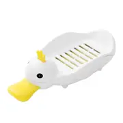 Soap Box Double Layers Drainage Duck Shape Waterproof Soap Dish Soap Holder Soap Container Soap Tray