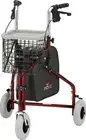 NOVA Traveler 3 Wheel Rollator Walker All Terrain 8 Wheels Includes Bag...