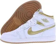 [Jordan] Little Kid's 1 Retro High OG White/Metallic Gold (FD2597 107)
