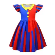 Kids Girls Cosplay Costume Dress Casual Graphic Dress for Kids Halloween6236