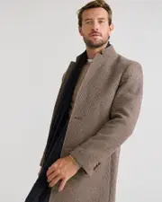Austin Wool Check Coat