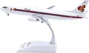 Pre-Built Model Aircraft for Thai Airways for Boeing B737-400 HS-TDL Diecast Airplane Model 1:200 Scale – 18cm Finished Aircraft Replica Miniature Airplane Model
