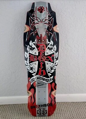 RARE 2015 DEATHBOX DAVE HACKETT ROCKET 10x34 SKATEBOARD DECK - STILL IN SHRINK