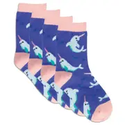 4x Socksmith Kids/Children Novelty Breathable Socks Gnarly Cute