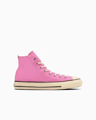 Converse ALL STAR US AGEDCOLORS HI 高筒 亮面奶油黃 莓粉色/ 22.5 cm