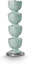 Zeal Melamine Stack and Store Egg Cups/Holders, Set of 4 with Chrome Storage and Carry Stand - Multicolour