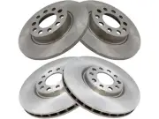 TRQ 16MD17Y Front and Rear Brake Rotor Set Fits 2016-2021 Fiat 500X (for: Fiat)