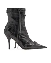 Balenciaga Cagole Pointed-Toe Boots 35,36,37.5,37,38.5,38,40 Black
