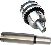 1set Precision Straight Shank Arbor C12 C16 C18 To B10 B12 B16 B18 Drill Chuck 0.6-6mm 3-16mm 1-13mm 1-10MM Milling Tool chuck(C18 B10(0.6-6MM))