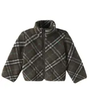 [Burberry Kids] Burberry Kids Burberry Check wool-blend fleece jacket Y 6 multicoloured