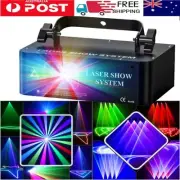 500mW DMX RGB LED Laser Beam Scanner Projector DJ Party Stage Laser Light Show