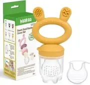 Baby Fresh Food Fruit Feeder Pacifier Teether Infant Baby Shower Gift New Yellow